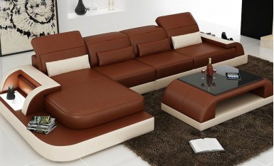 Orion - 3sC - Leather Sofa Lounge Set